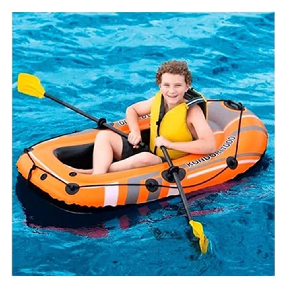 Barca Inflable Kondor 1000 para Uso Familiar en Piscinas y Playas Y+Post It