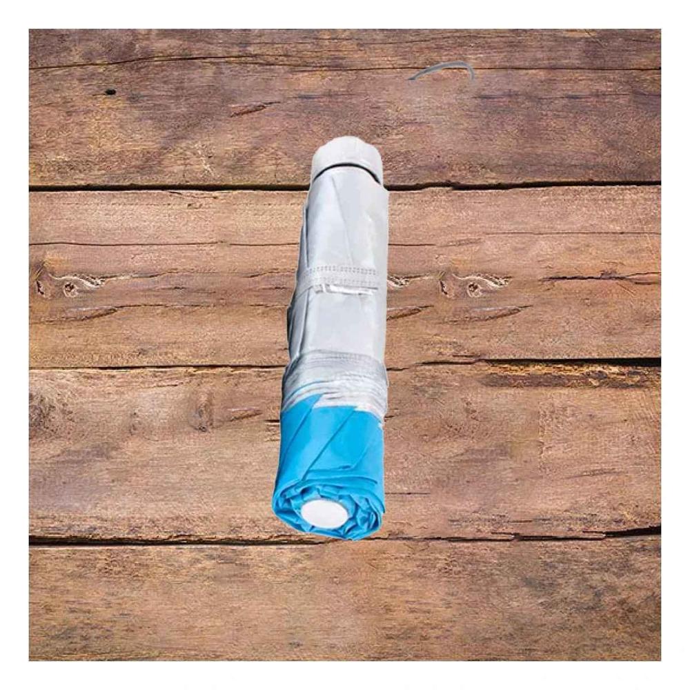 Sombrilla Plegable Portatil para Uso Diario Personal en Color Celeste Y+Post It