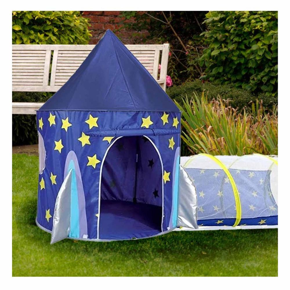 Tunel de Juego con Casita Rosada para el Recreo en Casa Y+Papel Regalo