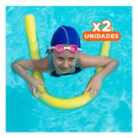 Pack2 Baston de Espuma Flotante para Nadar de 1,50 m Uso Recreativo en Piscina