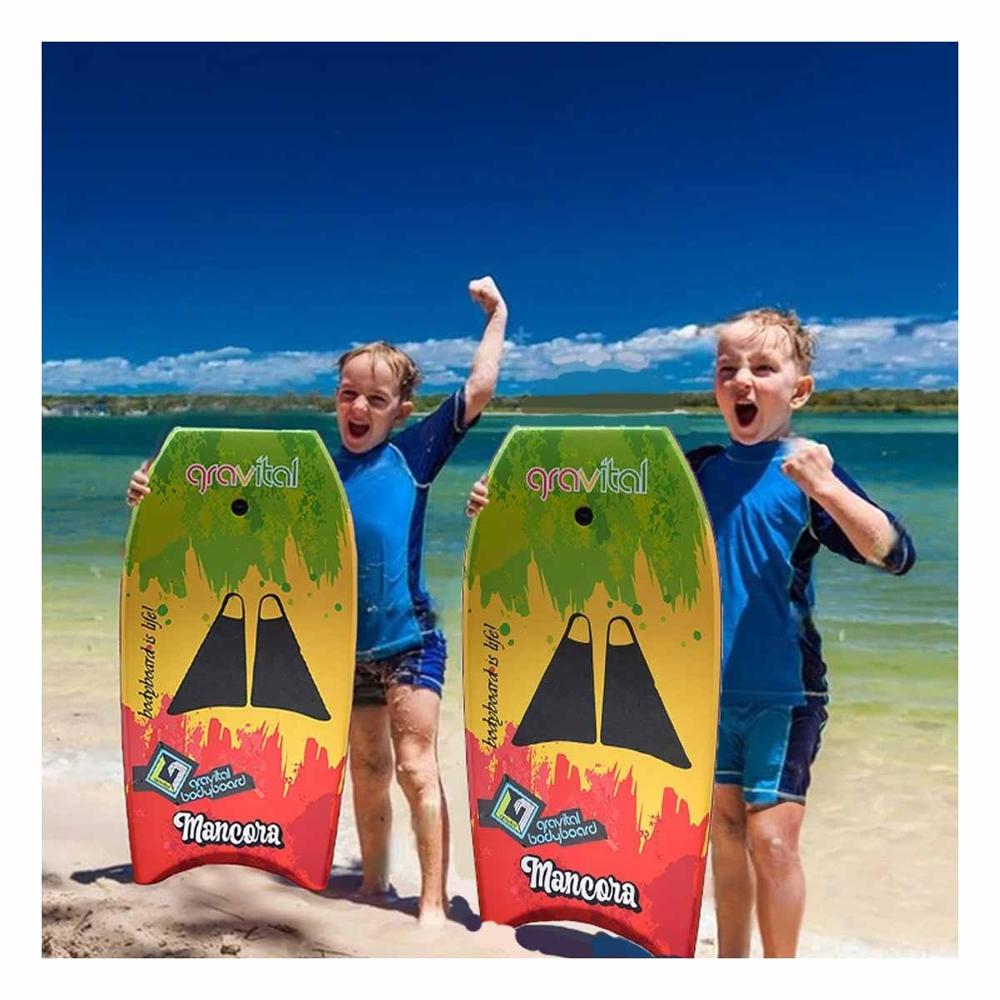 Tabla Bodyboard 42 Pulgadas para Olas Multicolor con Diseño Deportivo Resistente