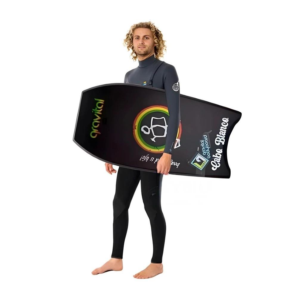 Tabla Acuatica 42 Pulgadas Negro para Olas con Forma Estable y Manejo Comodo Y+Regalo Sticker