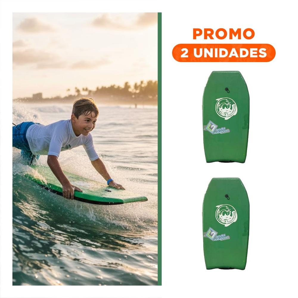 Pack2 Articulo Deportivo 41 Pulgadas Color Verde para Olas y Mar Y+Regalo Sticker