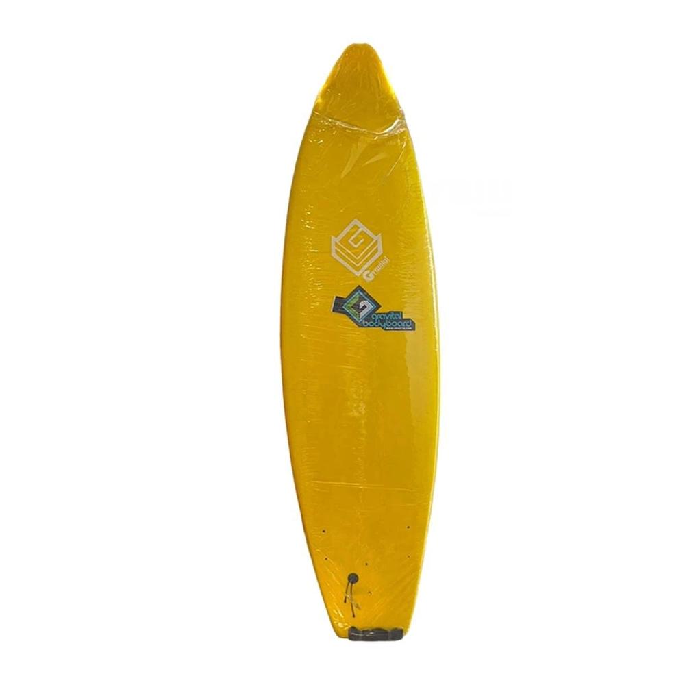 Elemento Seguro para Aprender a Surfear con Tabla Longboard Amarilla Y+Regalo Sticker
