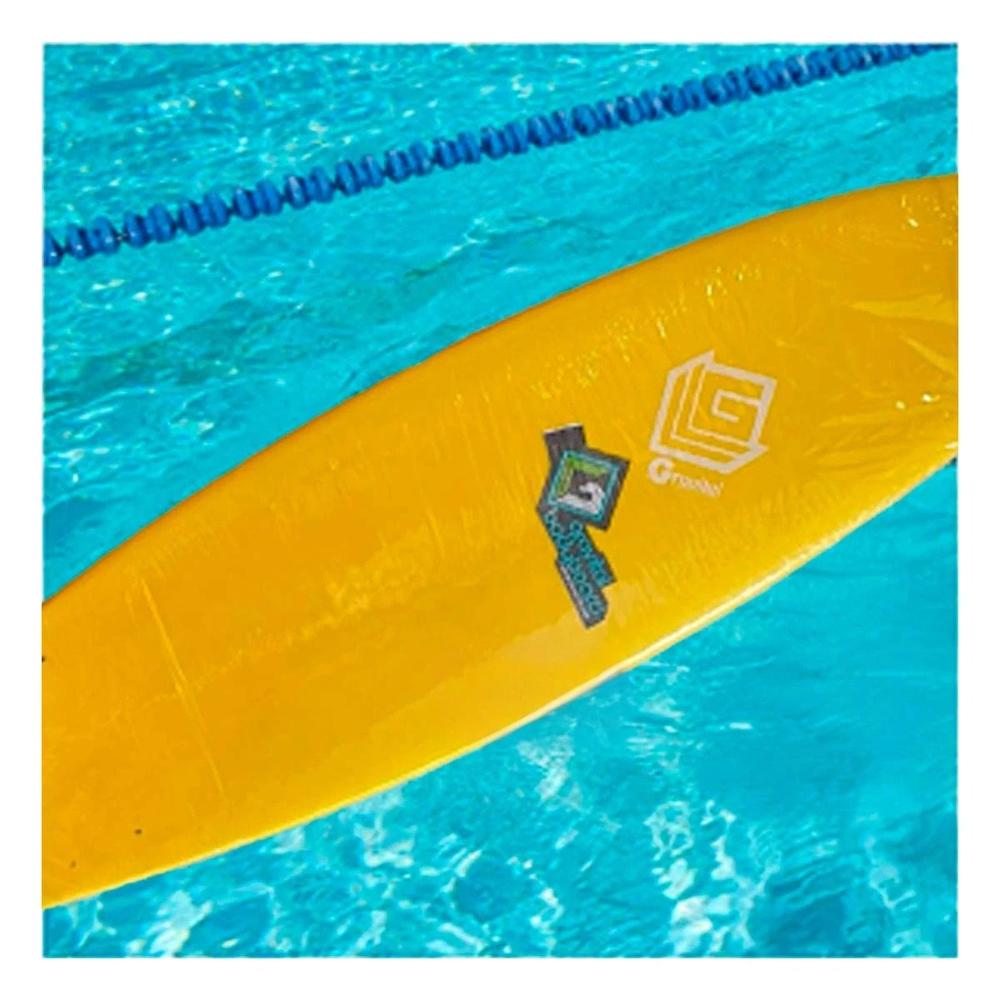 Accesorio Acuatico para Entrenamiento Infantil con Tabla Surf Amarilla Y+Papel Regalo