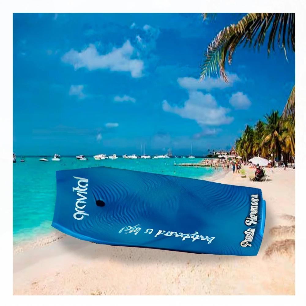 Bodyboard 42 Pulgadas Color Azul para Olas Uso Verano Y+Papel Regalo