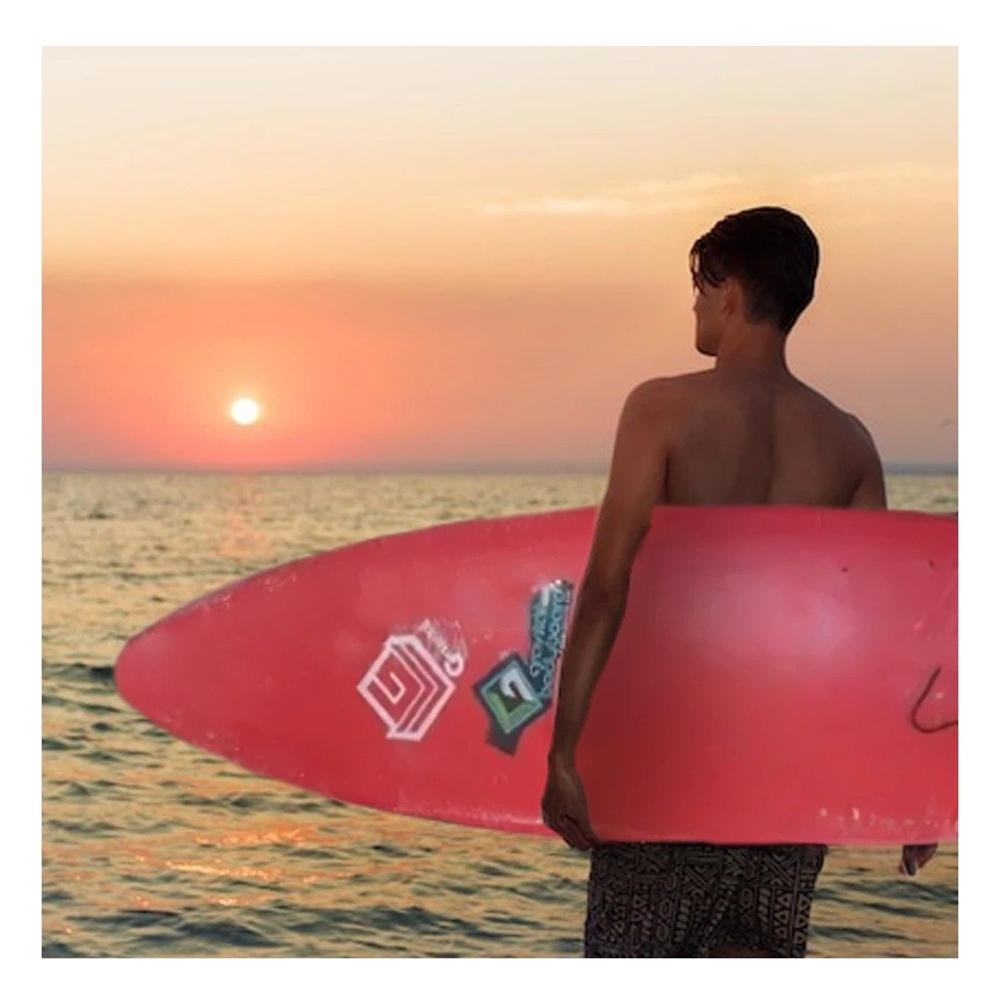 Accesorio Acuatico para Entrenamiento Infantil con Tabla Longboard Roja Y+Papel Regalo