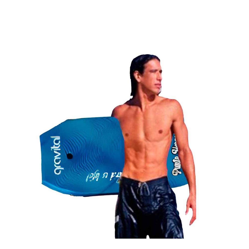 Bodyboard 42 Pulgadas Color Azul para Olas Uso Acuatico Y+Regalo Sticker