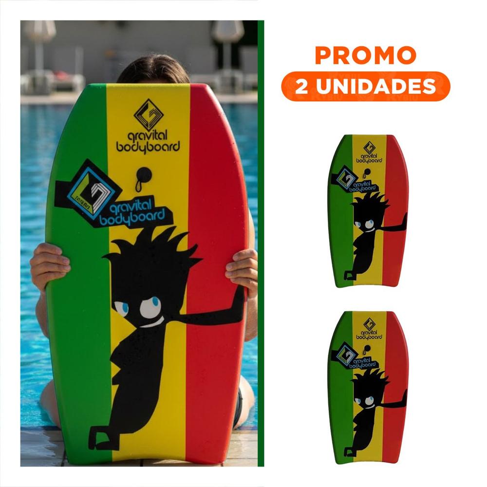 Pack2 Tabla Recreativa Bodyboard 37 Pulgadas 93,5cm x 48,5cm x 5,5cm Niño Y+Regalo Sticker
