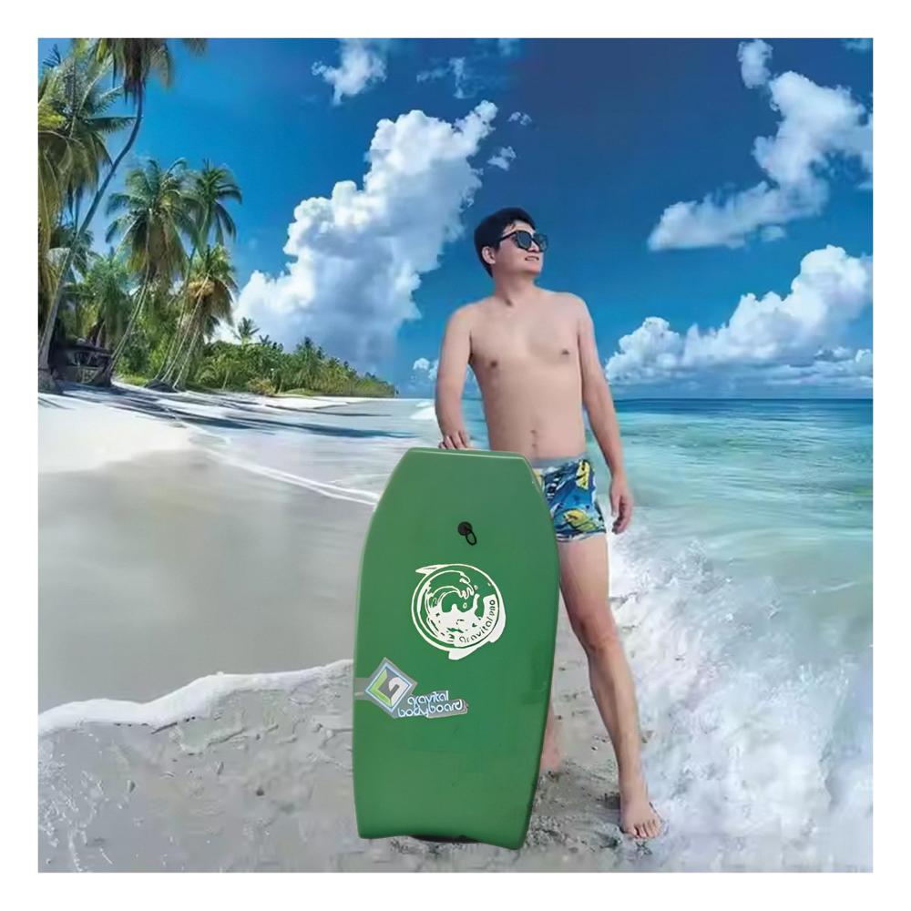 Tabla de Olas 41 Pulgadas Color Verde para Actividades Recreativas en el Mar Y+Papel Regalo