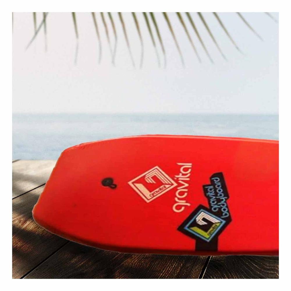 Tabla de Playa 40 Pulgadas Color Rojo para Diversion Acuatica al Aire Libre Y+Post It