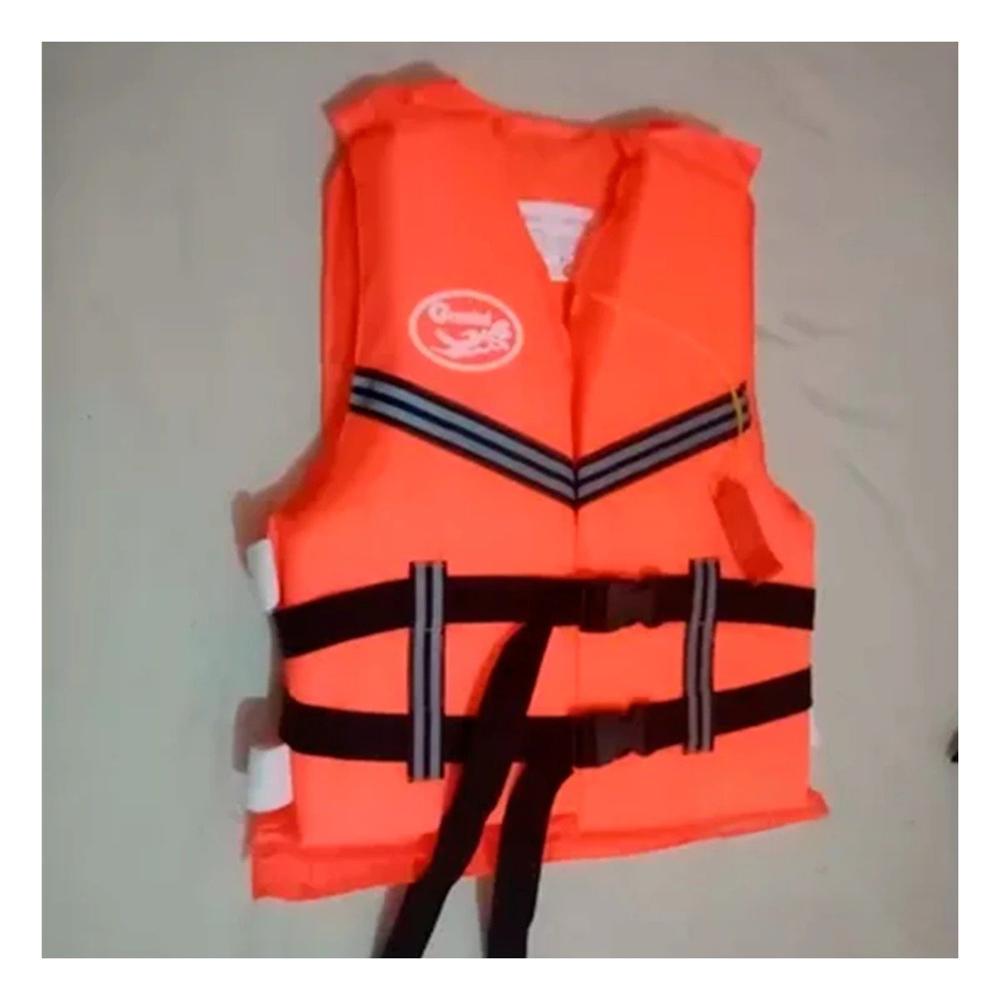 Chaqueta para Niño Color Anaranjado con Ajuste Seguro para Natacion Y+Post It