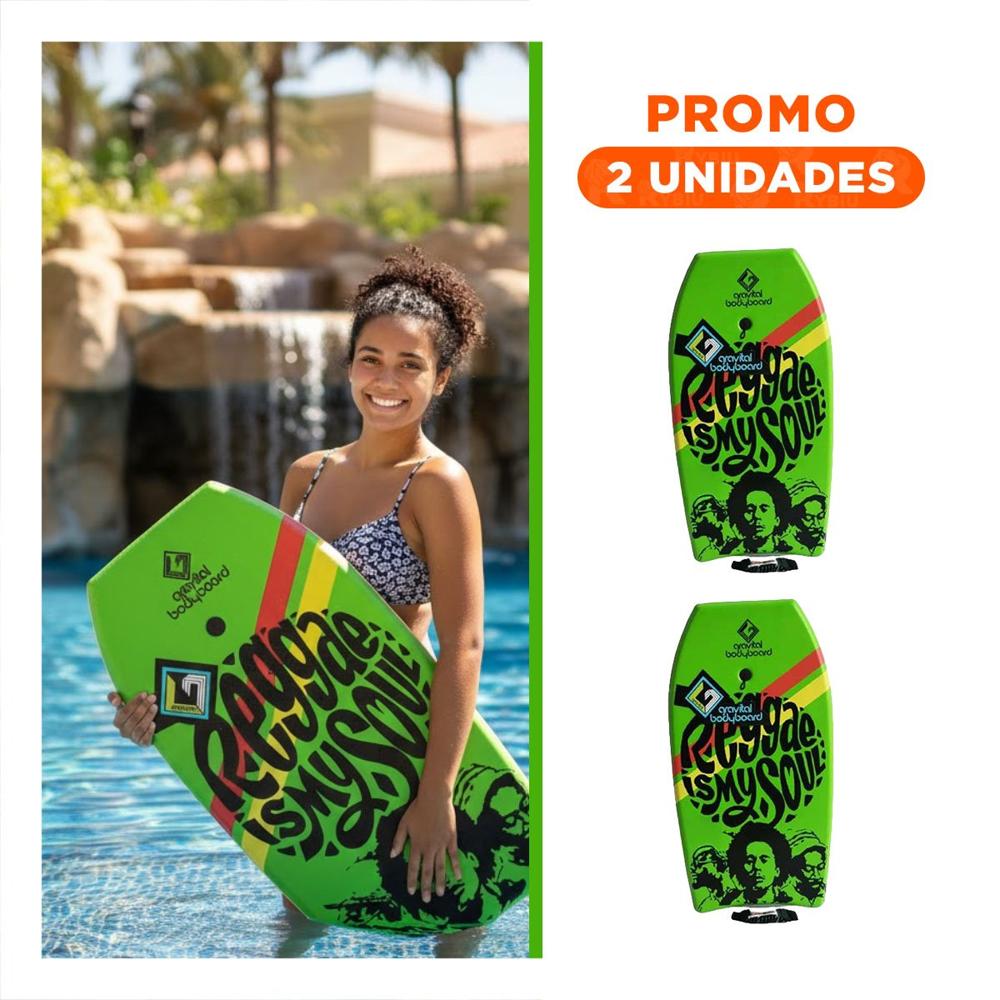Pack2 Plataforma Acuatica 37 Pulgadas 93,5cm x 48,5cm x 5,5cm Verde Limon Y+Regalo Sticker