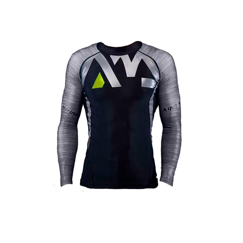 Camiseta Elastico Nailon Hombre Plomo Negro para Clima Calido Talla L Y+Regalo Sticker