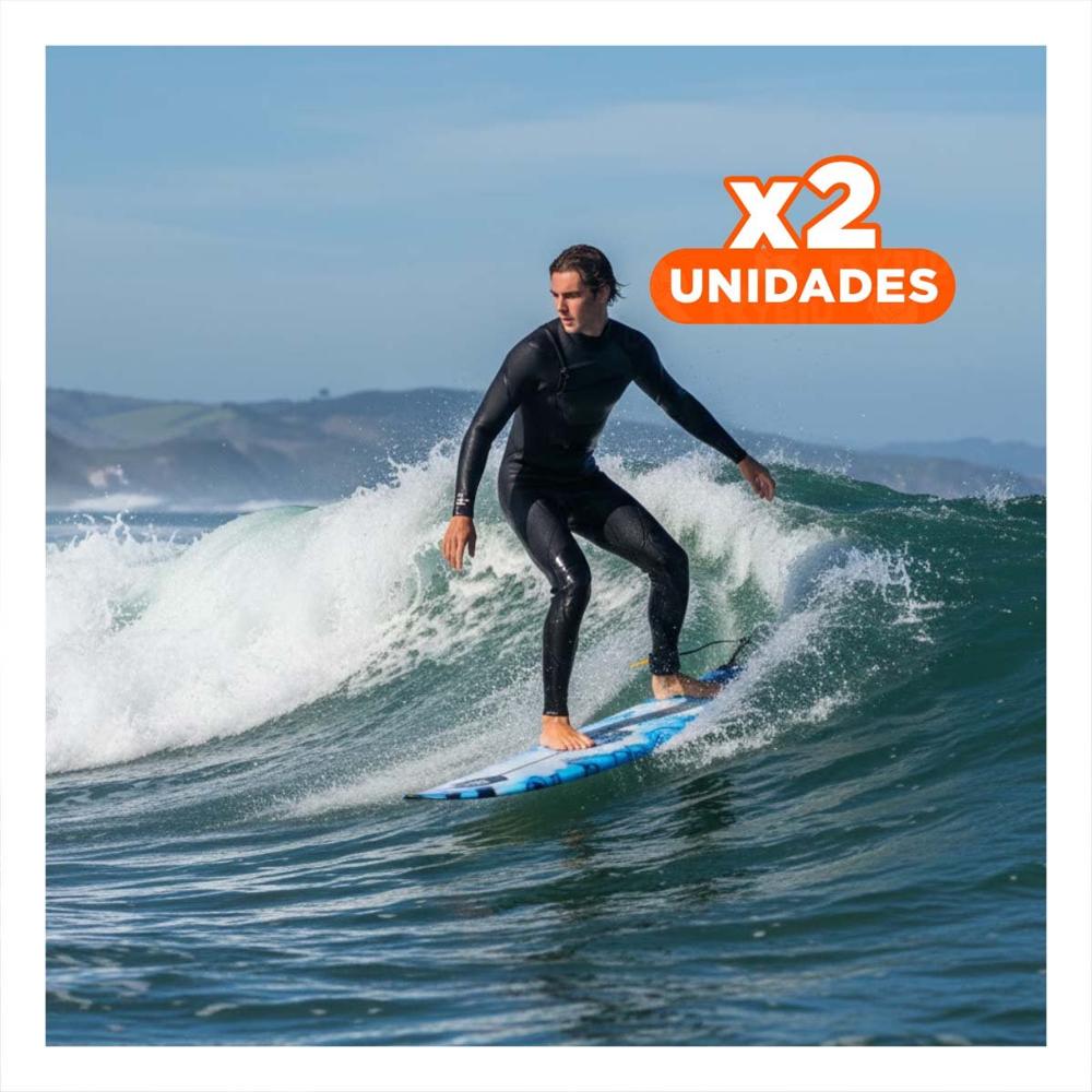 Pack2 Ropa de Neopreno Hombre Pecho y Brazo 3,3mm Negro Talla M para Playa Y+Papel Regalo