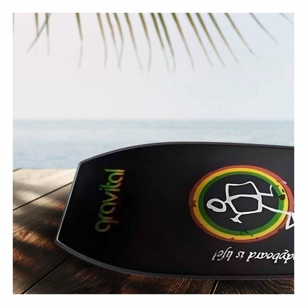 Tabla Bodyboard 42 Pulgadas Negro para Olas con Diseño Deportivo y Uso Recreativo