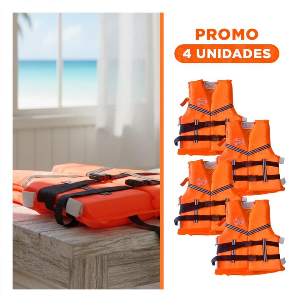 Pack4 Flotador Infantil para Niño Color Anaranjado Ligero y Comodo