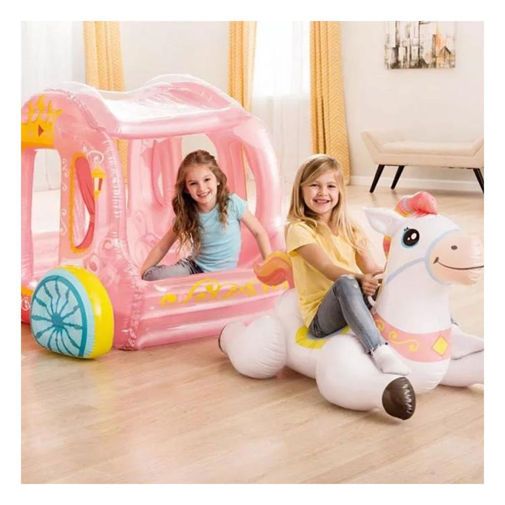 Carruaje de Princesa 1,45 x 1,35 x 1,04 m Inflable de Fantasia