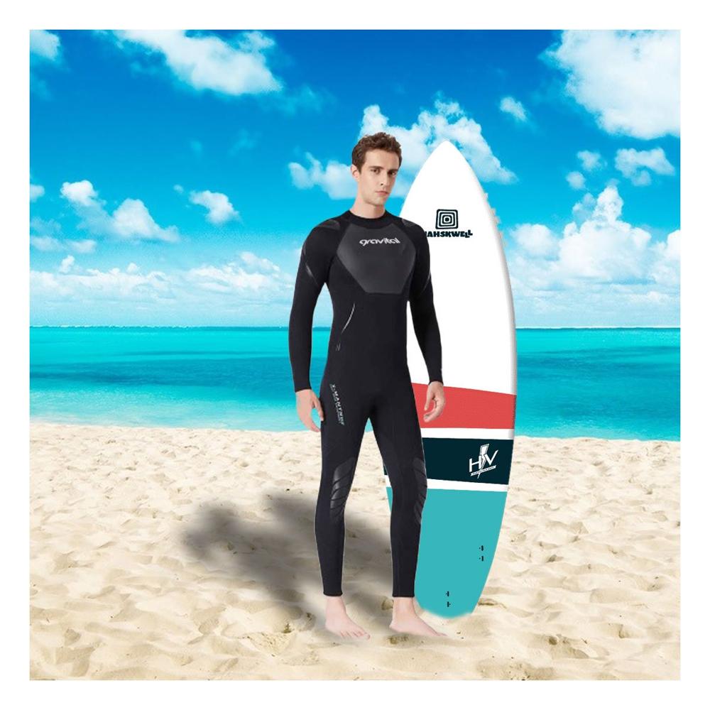 Traje de Neopreno Hombre Pecho y Brazo Ajuste Comodo 3,3mm Negro Talla M Y+Papel Regalo