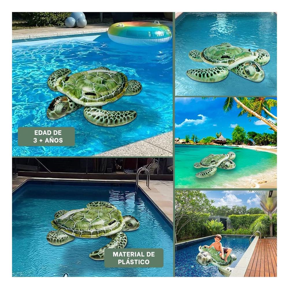 Colchoneta Acuatica Tortuga 150 x 127 cm para Juegos Y+Post It