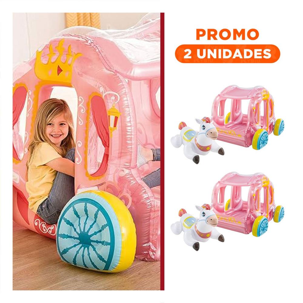 Pack2 Carruaje de Gran Estabilidad con Base Firme para Horas de Diversion Y+Regalo Sticker