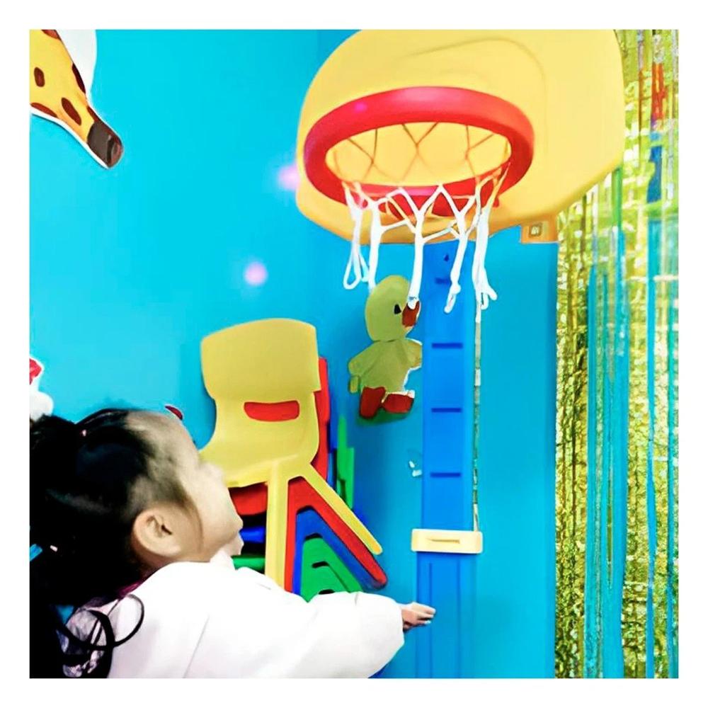 Tablero de Baloncesto Grande 80cmx70cmx230cm para Diversion Activa en su Vivienda