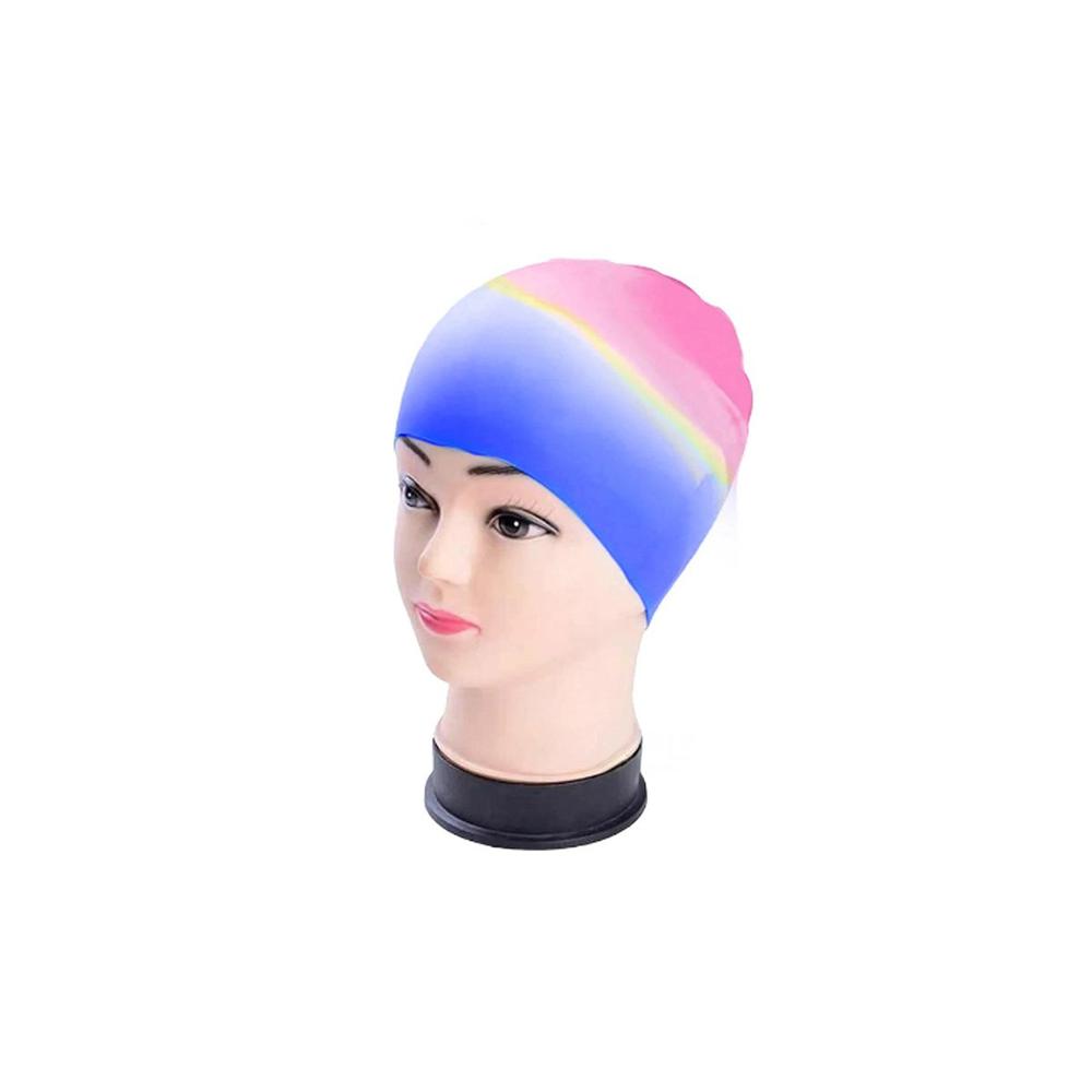 Gorro de Natacion Colorido para Piscina Uso Deportivo Comodidad Total Y+Regalo Sticker