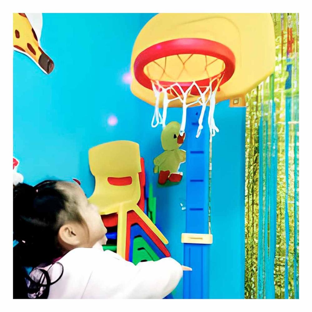 Tablero de Baloncesto Mediano 80cmx70cmx150cm para Diversion Activa en su Vivienda