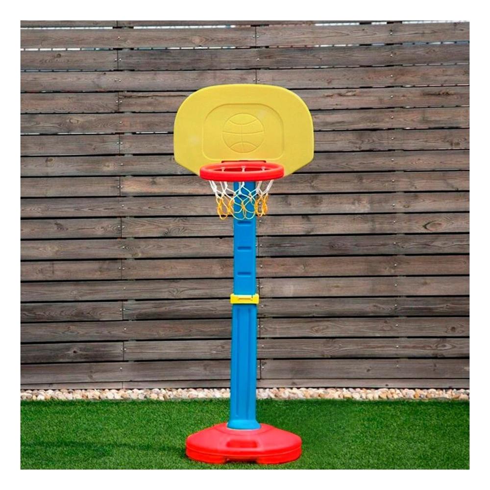 Tablero de Baloncesto Grande 80cmx70cmx230cm con Altura Ajustable Y+Papel Regalo