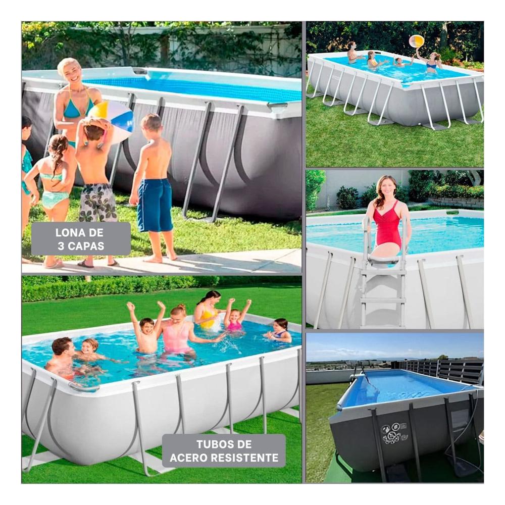 Zona de Agua Exterior con Diseno Rectangular de Gran Profundidad Y+Ligas Regalo