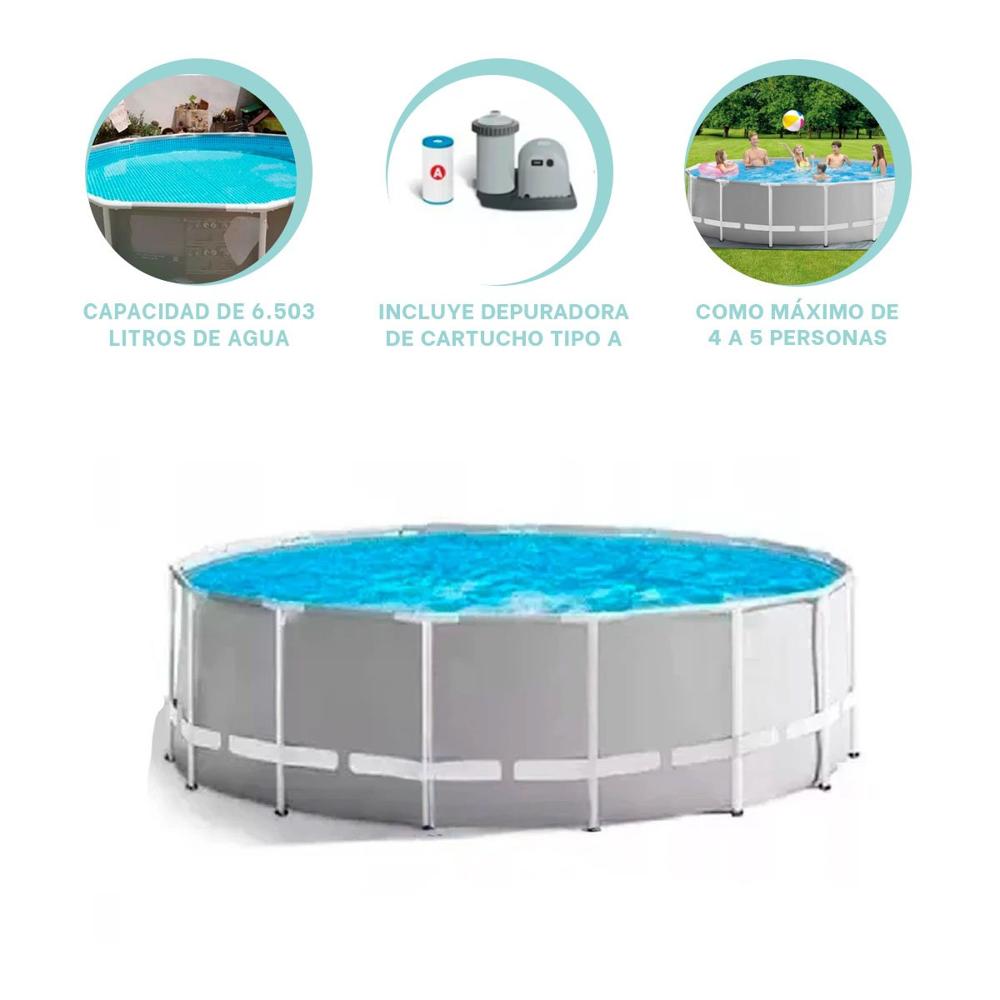 Espacio Acuatico Redondo para Diversion en Temporada de Verano Y+Regalo Sticker