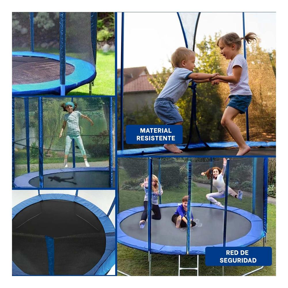 Cama Elastica 366X265CM con Estructura Firme con Mucha Estabilidad Y+Ligas Regalo