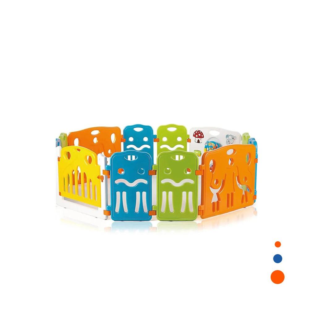 Juego de Corral con Diseño Colorido para Estimular los Sentidos de su Criatura Y+Regalo Sticker