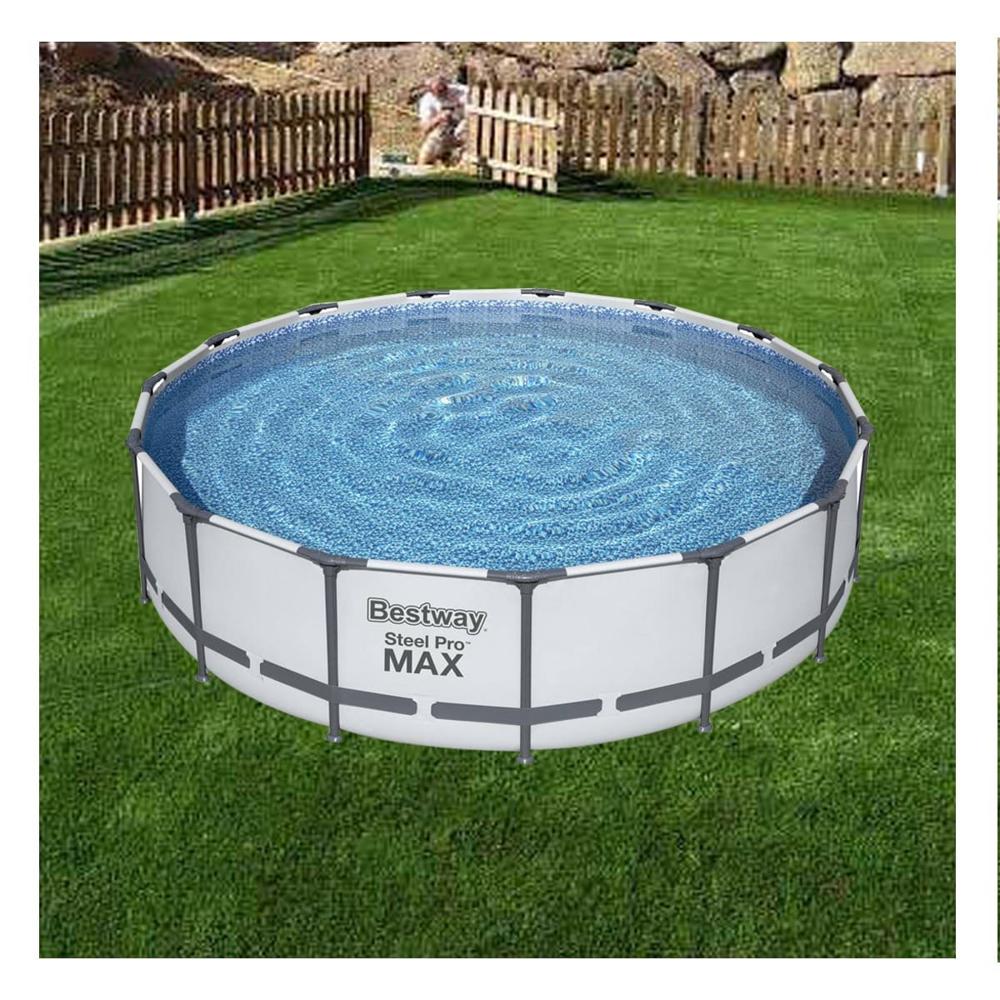 Alberca Familiar Redonda con Medidas Practicas para Patio Y+Post It