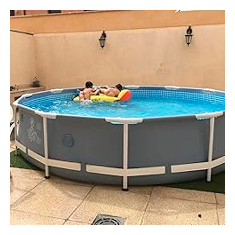 Alberca Familiar Redonda para Exteriores con Estructura Estable Y+Post It