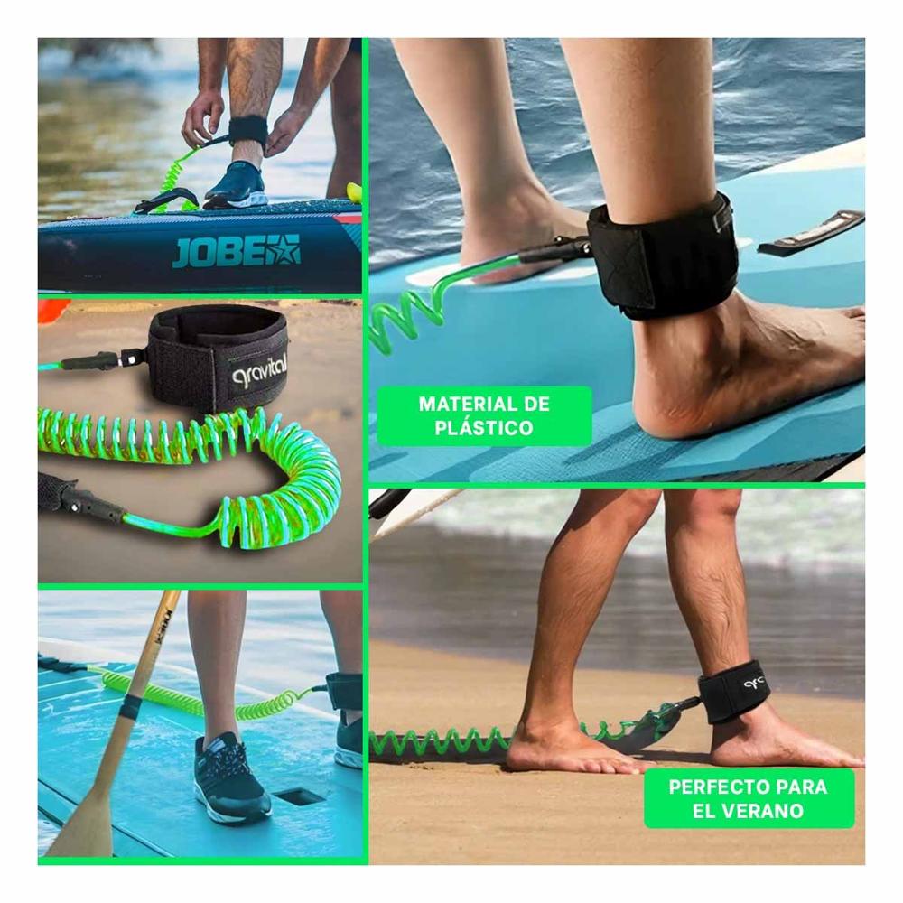 Ajuste para Tabla de Natacion Color Verde Uso Deportivo en Piscina Y+Ligas Regalo