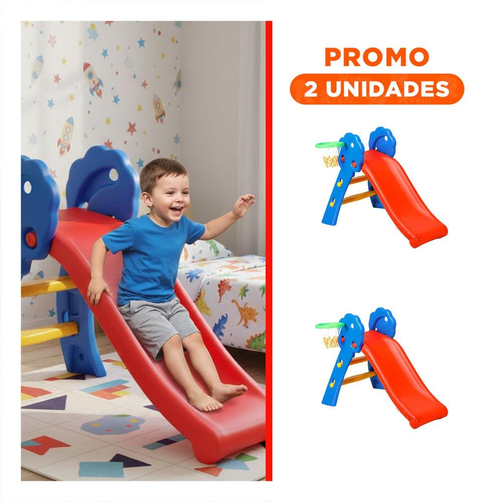 Pack2 Tobogan Infantil para Mejorar la Coordinacion Motriz de los Niños Y+Regalo Sticker