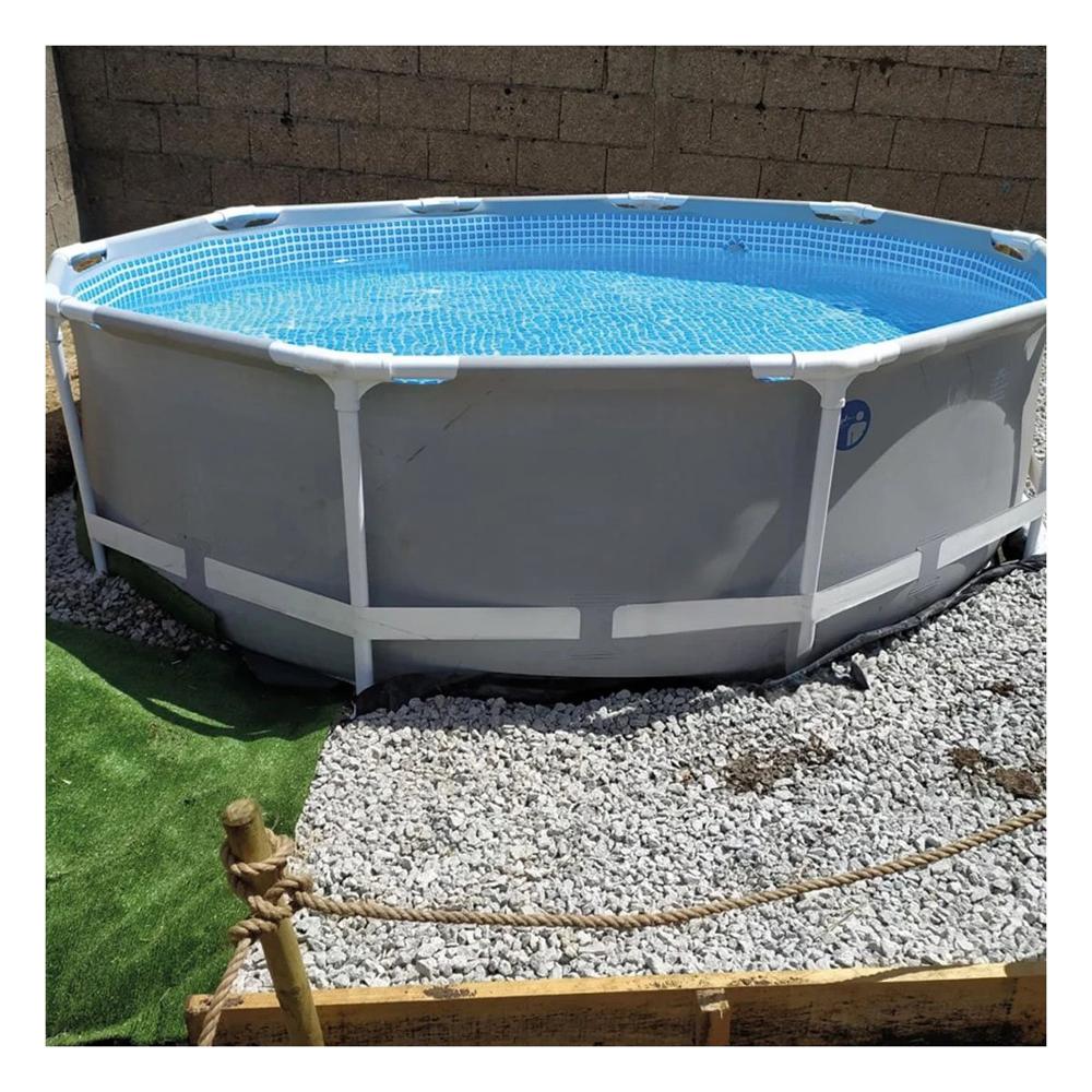 Piscina Redonda con Estructura Parante para Uso Familiar en Exterior
