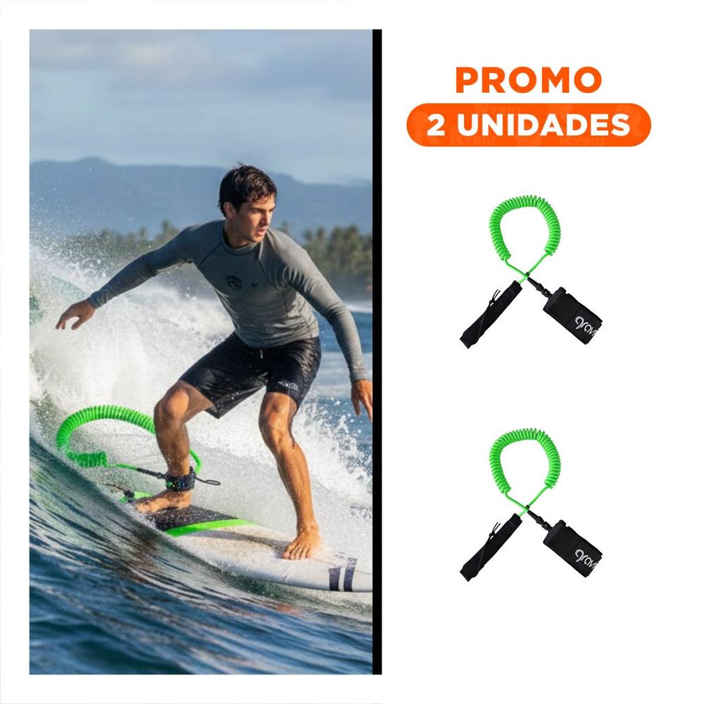 Pack2 Banda para Tabla de Natacion Color Verde para Control y Seguridad Y+Regalo Sticker