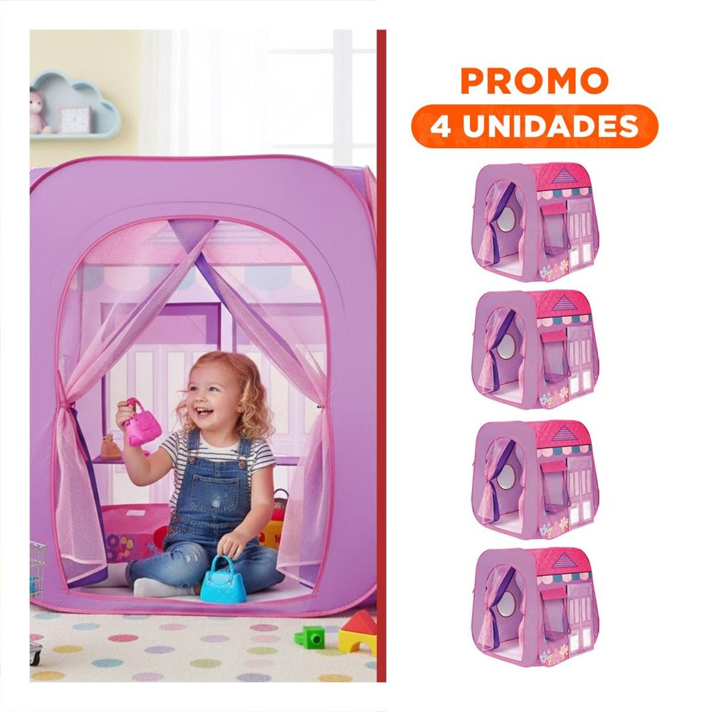 Pack4 Negocio de Nina Lila MG-801-3 para Juegos Recreativos en Familia