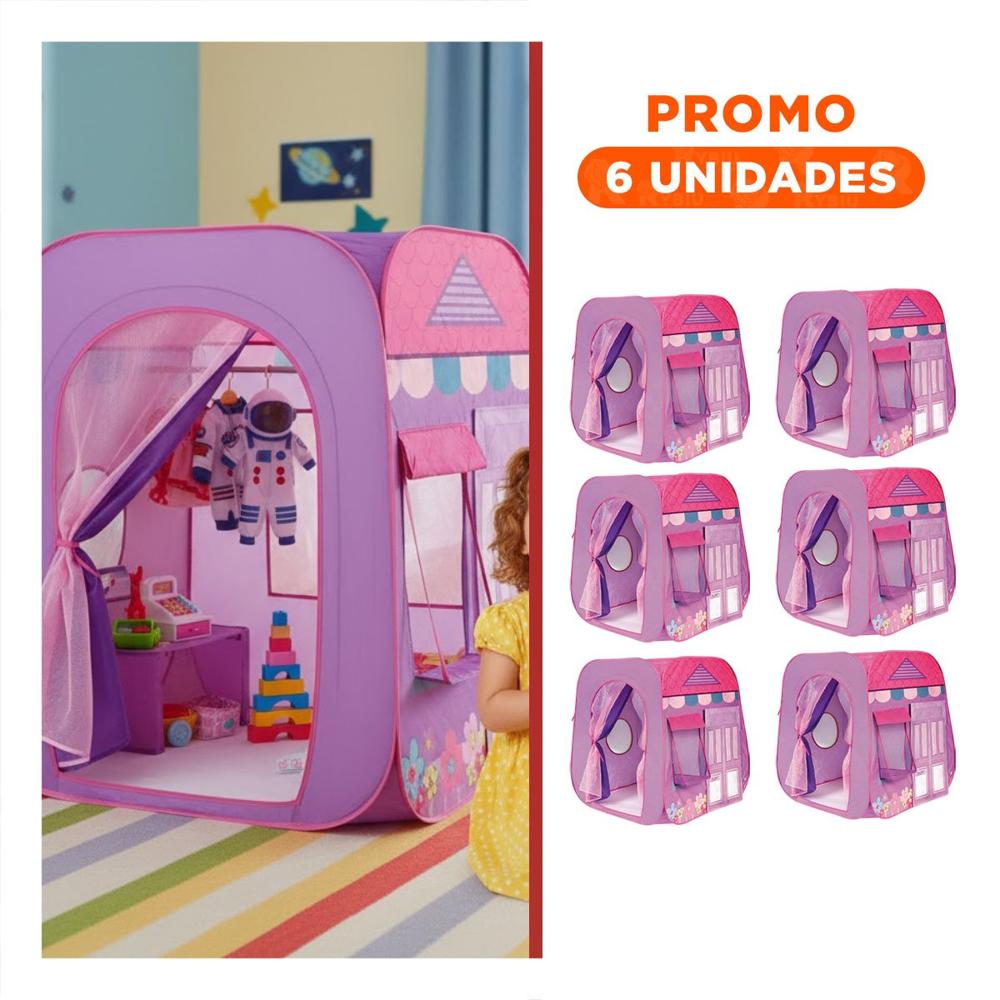 Pack6 Negocio Infantil Lila MG-801-3 para Juegos de Fantasia en Casa Y+Regalo Sticker