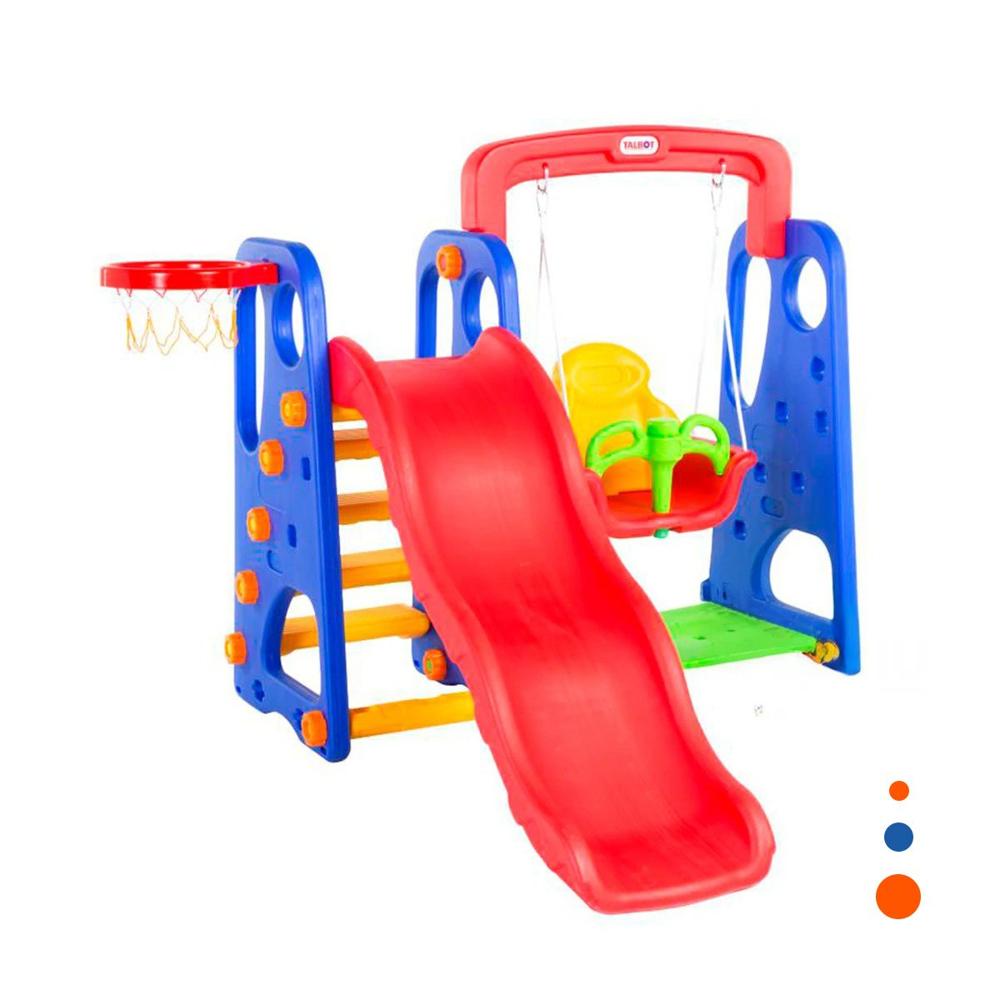 Play Center con Resbaladera de Material Resistente para una Larga Vida Y+Regalo Sticker