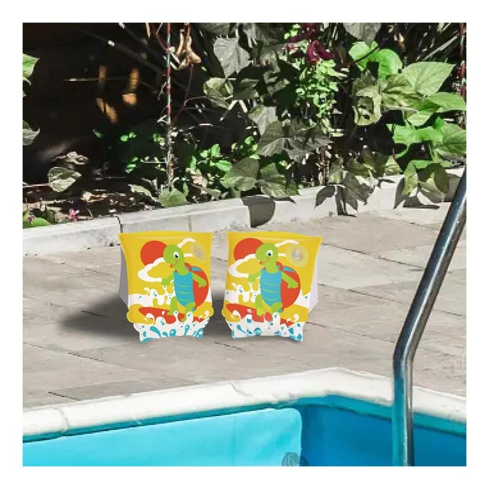 Pulseras Animales Acuaticos Tortuga 32043 para Uso Seguro en Piscina Y+Post It