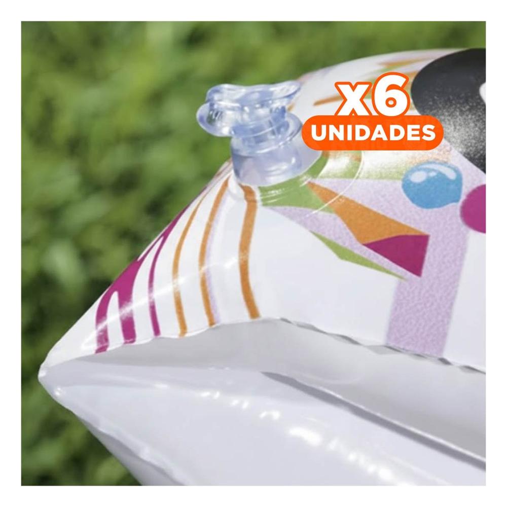 Pack6 Flotadores Animales Acuaticos Pinguino 32102 para Actividades en Piscina Y+Papel Regalo