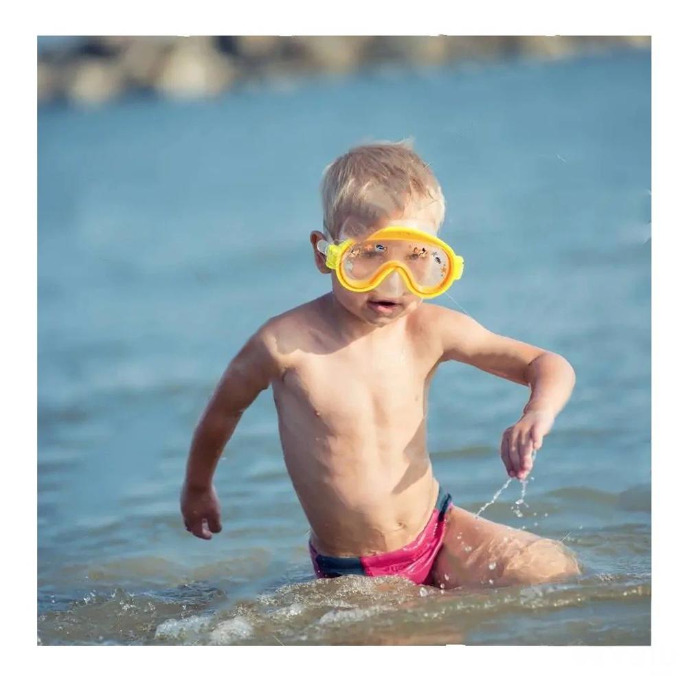 Conjunto 3 de Buceo Amarillo para Uso Recreativo en Playa o Piscina Y+Papel Regalo