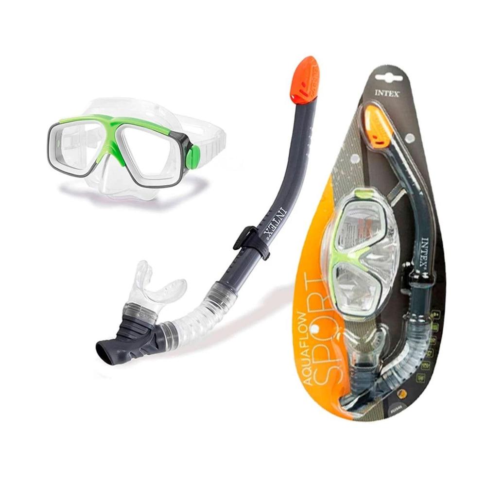 Juego De Natacion 02 Blanco Verde para Entrenamiento y Uso Familiar Y+Regalo Sticker