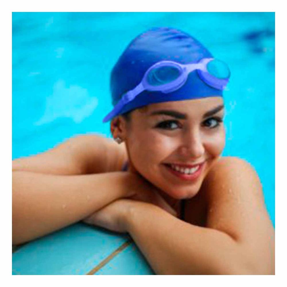 Accesorio de Natacion Azul con Ajuste Perfecto y Estuche Y+Papel Regalo