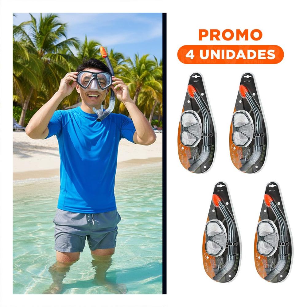 Pack4 Combo Recreativo 2 Pz para Momentos de Ocio Acuatico