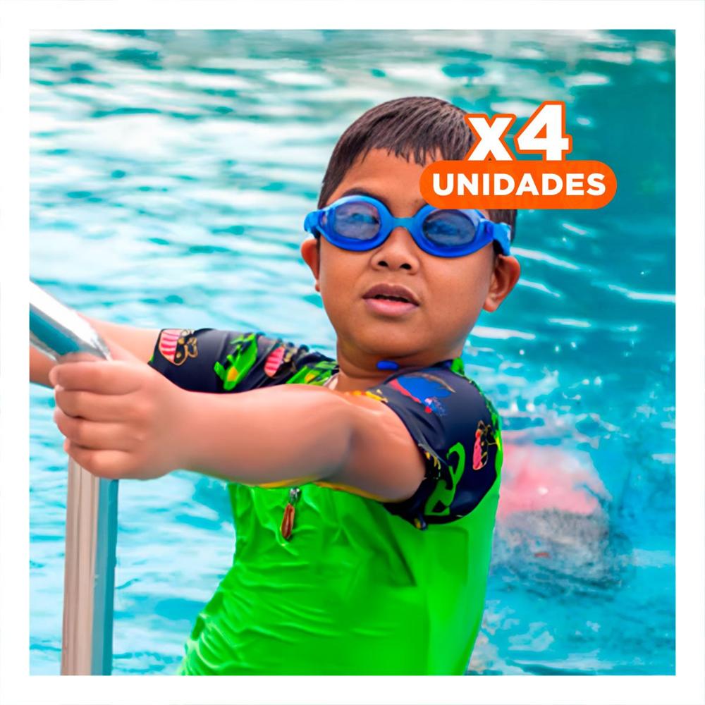 Pack4 Gafas de Natacion para Entrenamiento Diario en Piscina Y+Papel Regalo