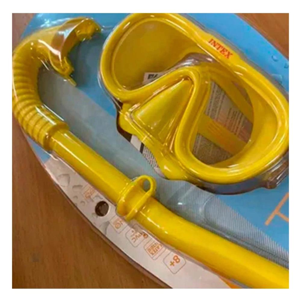 Set De Natacion Infantil Amarillo para Piscina y Juegos Acuaticos